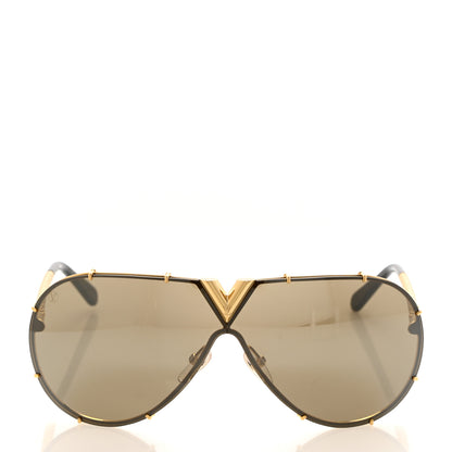 Louis Vuitton Metal LV Drive Sunglasses Z0897W Black Gold 2 of 8