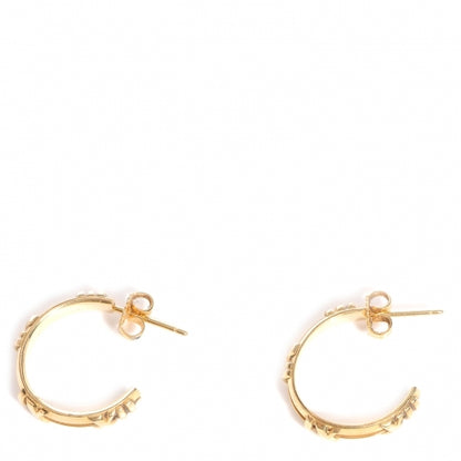 Tiffany Vintage 18k Yellow Gold Atlas Hoop Earrings 1 of 2