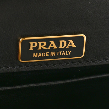 Prada City Calfskin Crocodile Cahier Bag Blue 6 of 8