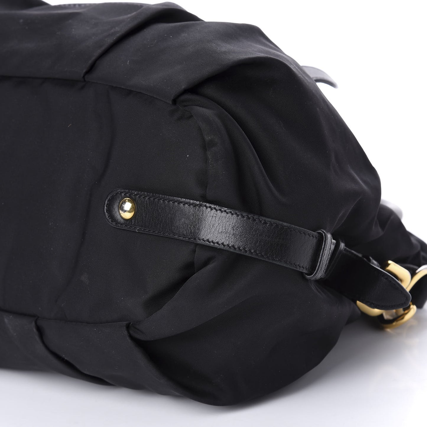 Tessuto Nylon Jacquard Logo Tote Black