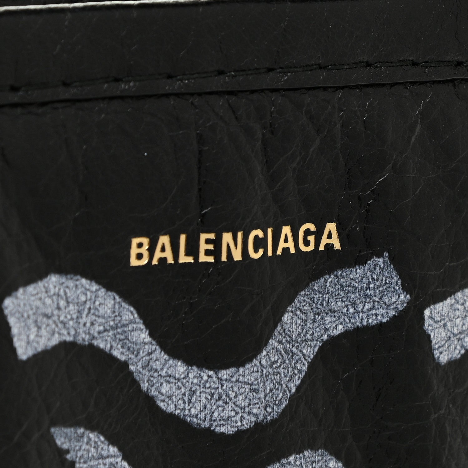 Balenciaga Agneau Arena Graffiti All Over XS Bazar Shopper Tote Black White 10 of 11