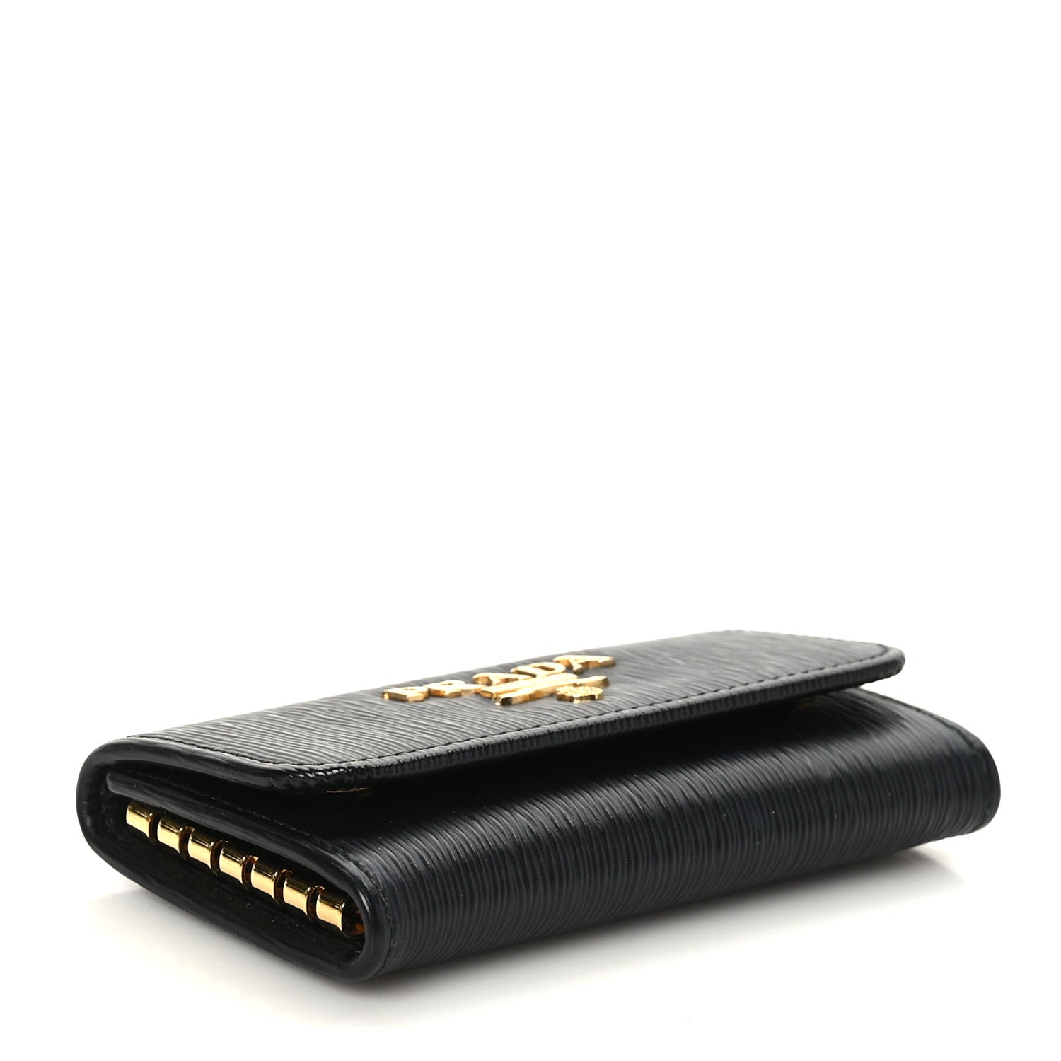 Prada Vitello Move 6 Key Holder Black 4 of 6