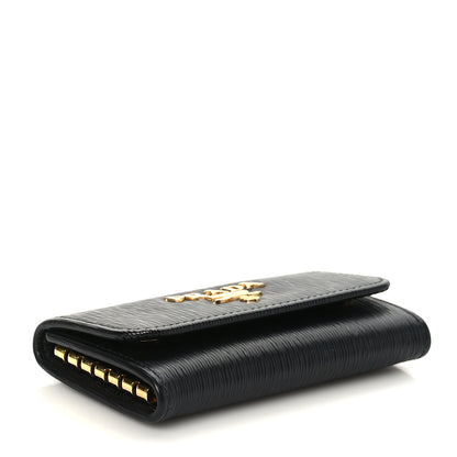 Prada Vitello Move 6 Key Holder Black 4 of 6