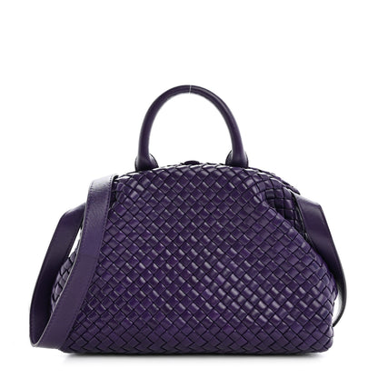 Bottega Veneta Nappa Intrecciato Small Padded The Handle Tote Purple 1 of 12