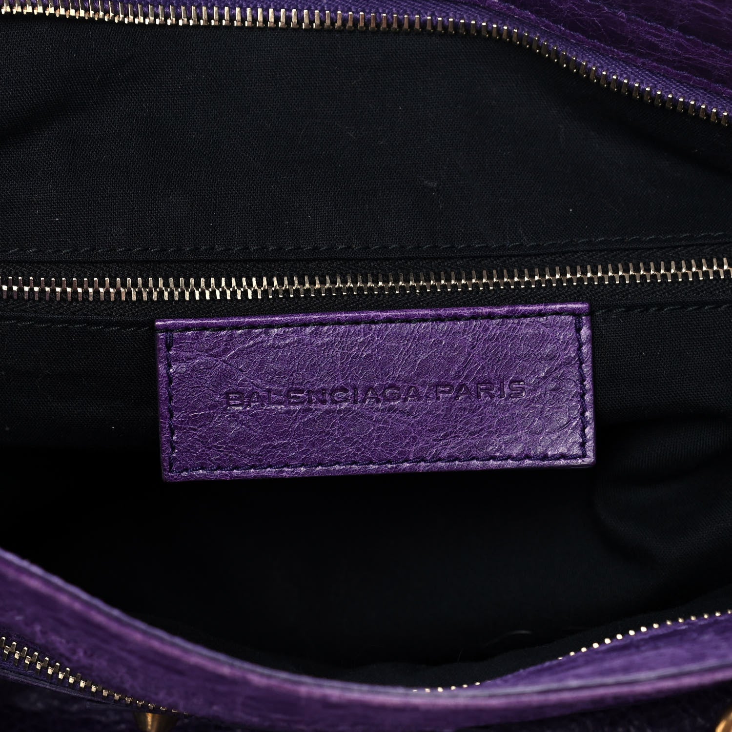 Balenciaga Agneau Classic Gold Hardware Velo Dark Violet 6 of 9