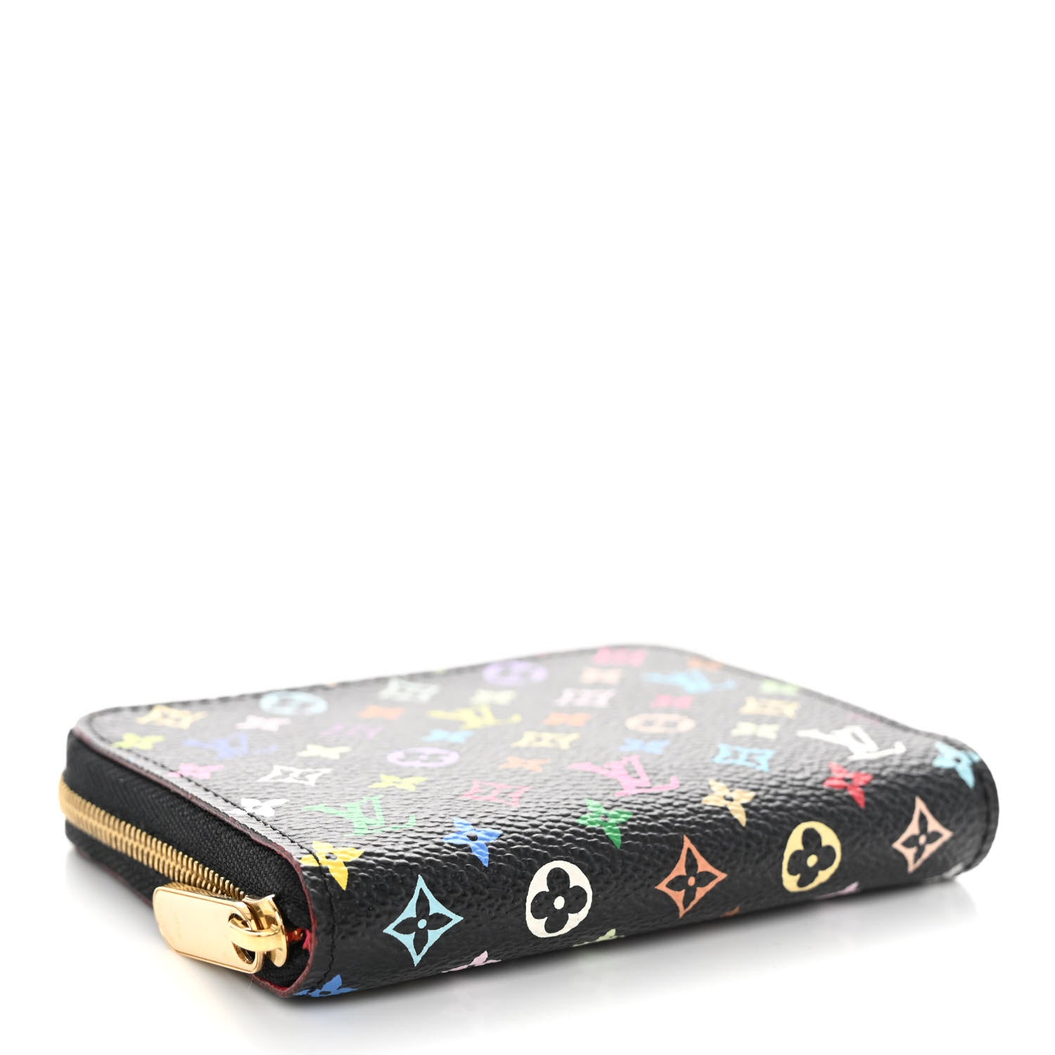 Louis Vuitton Monogram Multicolor Zippy Coin Purse Black Grenade 4 of 7
