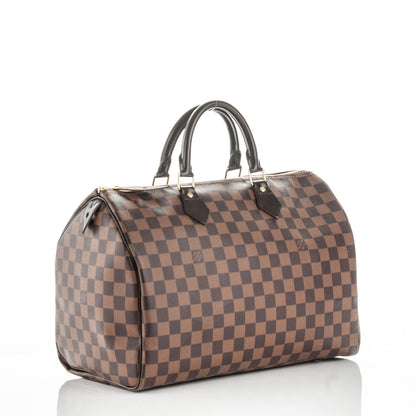 Louis Vuitton Damier Ebene Speedy 35 3 of 9