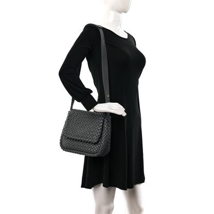 Bottega Veneta Nappa Intrecciato Small Cobble Shoulder Bag Thunder 2 of 12