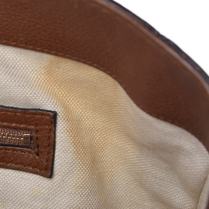 Gucci Monogram Cellarius Calfskin Medium Bella Tote Beige Ebony Cuir 7 of 20