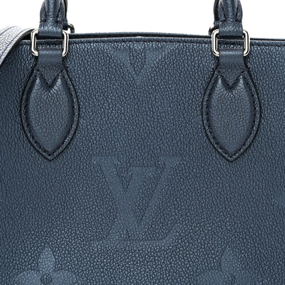 Louis Vuitton Metallic Empreinte Monogram Giant Onthego PM Navy Nacre 7 of 10