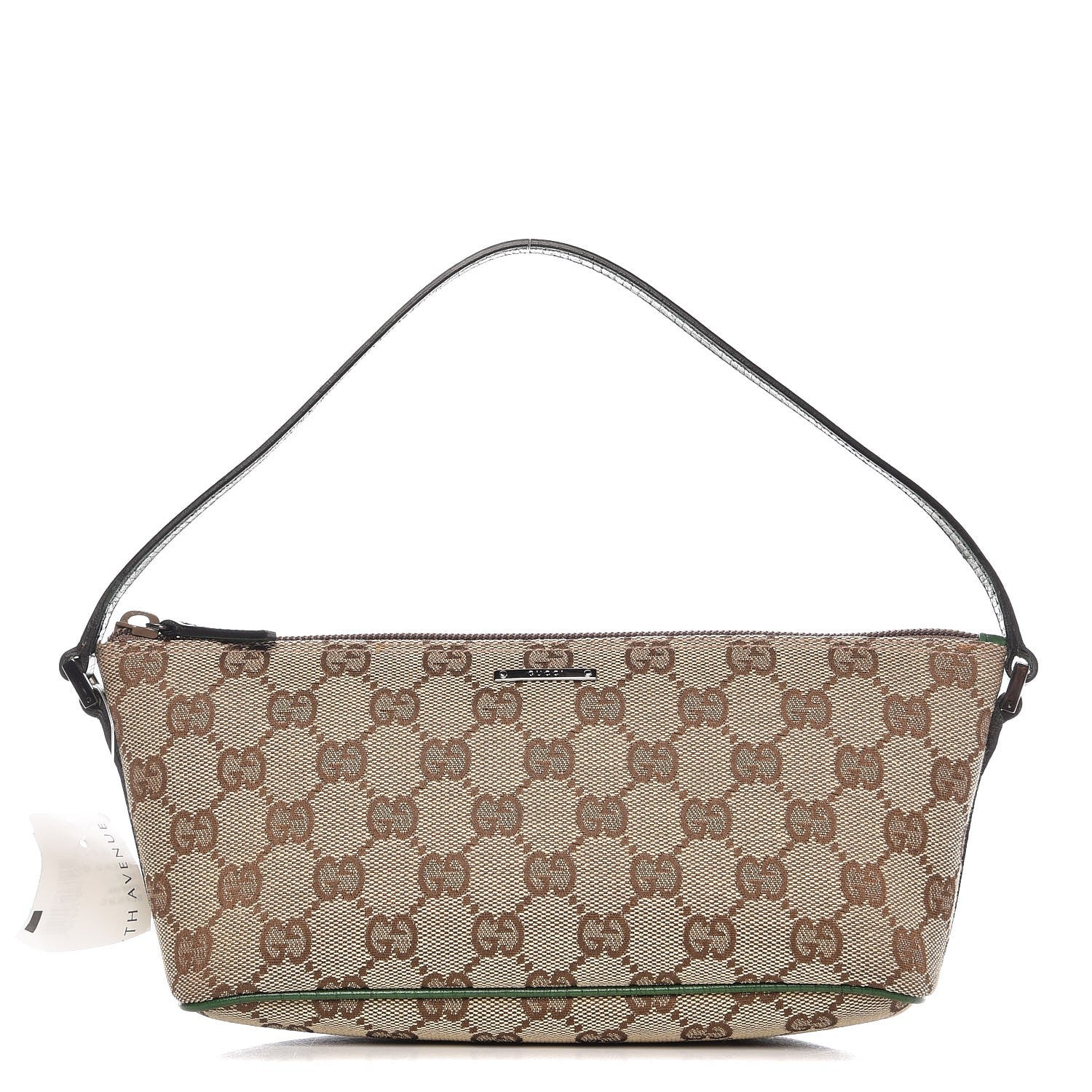 Gucci Monogram Boat Pochette Green 1 of 7