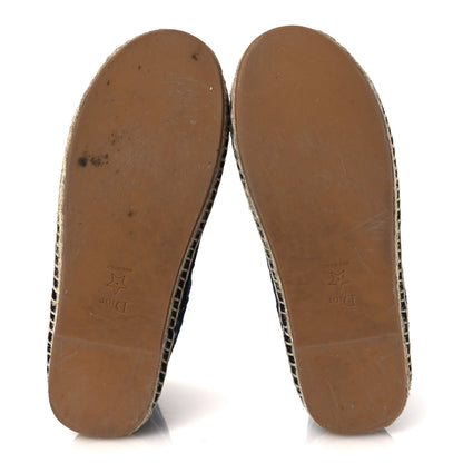 Christian Dior Velvet Oblique Granville Espadrille Boots 38.5 Deep Blue 7 of 11