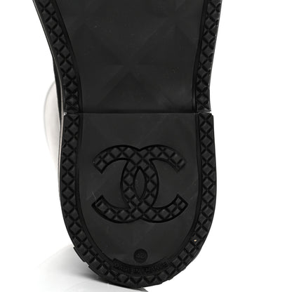 Chanel Caoutchouk CC High Boots 42 Black 7 of 10