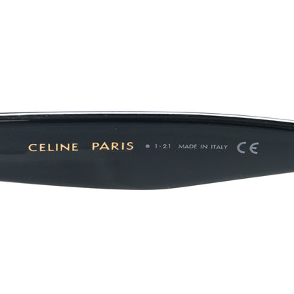 Celine Acetate Polarized Cat Eye Sunglasses CL4004IN Havana Black 5 of 7