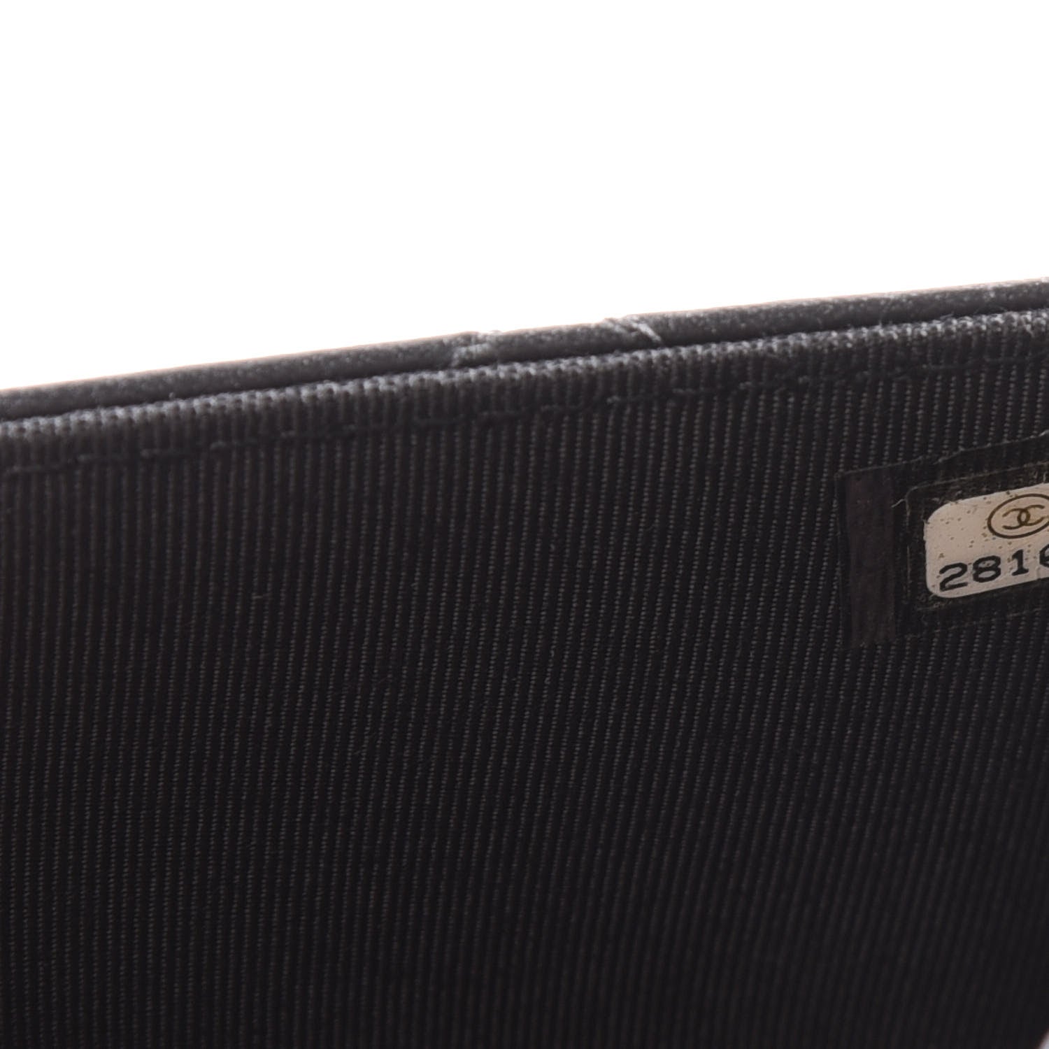 Chanel Lambskin Quilted Wallet On Chain WOC Black 9 of 11