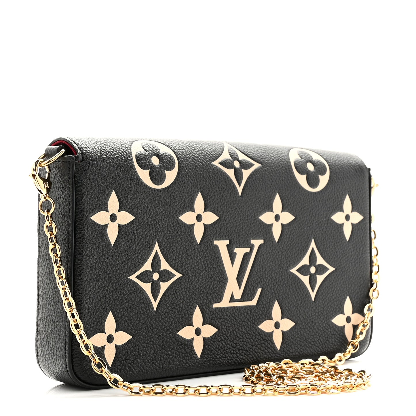Empreinte Monogram Giant Felicie Pochette Black Beige