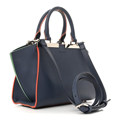 Fendi Vitello Dolce Mini 3jours Tote Mirto 3 of 14