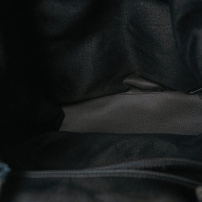 Chanel Sequin Nylon Lambskin Astronaut Essentials Backpack Black White 6 of 12