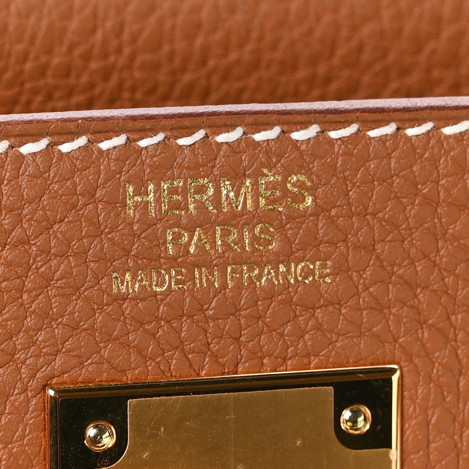 Hermes Togo Kelly Retourne 32 Gold 6 of 11