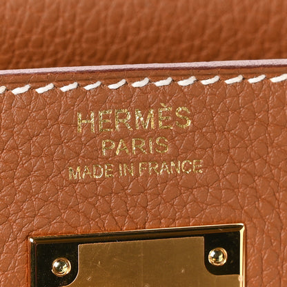 Hermes Togo Kelly Retourne 32 Gold 6 of 11