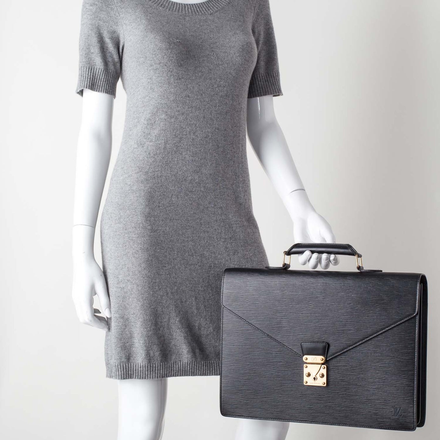 Epi Serviette Ambassadeur Briefcase Black