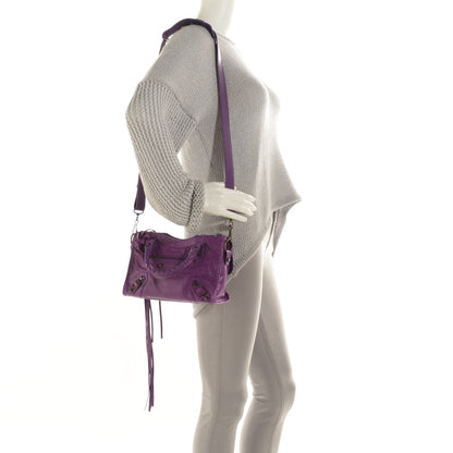 Balenciaga Agneau Classic Hardware Mini City Ultraviolet 2 of 11