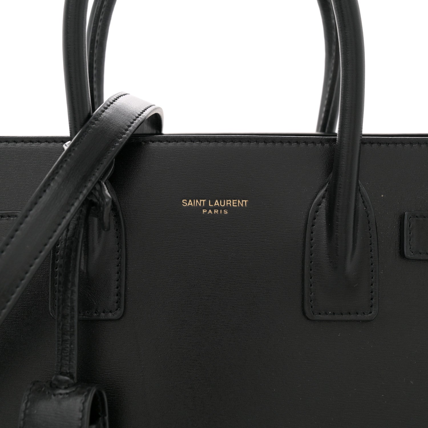 Saint Laurent Calfskin Baby Sac De Jour Black 8 of 11