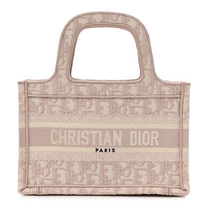 Christian Dior Oblique Mini Book Tote Rose Des Vents Multicolor 1 of 10