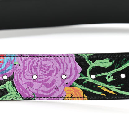 Gucci X KEN SCOTT Calfskin Double G 40mm Belt 90 36 Black Multicolor 3 of 8