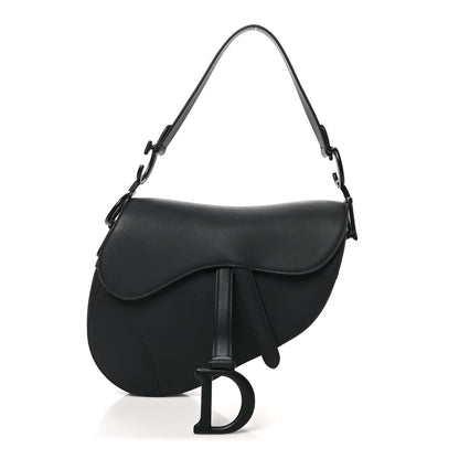 Christian Dior Ultra Matte Calfskin Saddle Bag Black 1 of 11