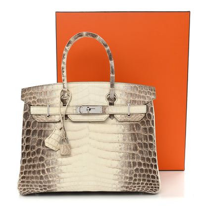 Hermes Matte Niloticus Crocodile Himalaya Birkin 30 Blanc 18 of 18