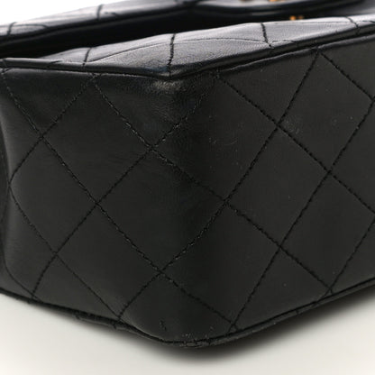 Chanel Lambskin Quilted Medium Double Flap Black 10 of 24