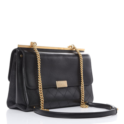 Chanel Lambskin Stitched Coco Luxe Medium Flap Black 3 of 12