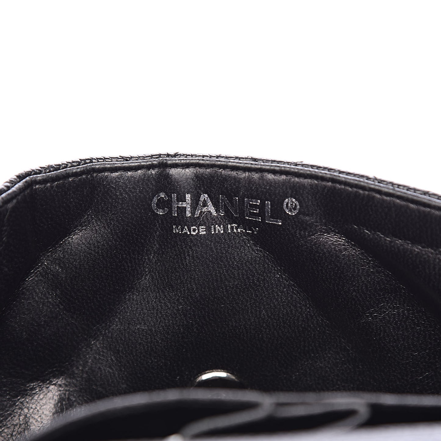Caviar Quilted East West Flap Black