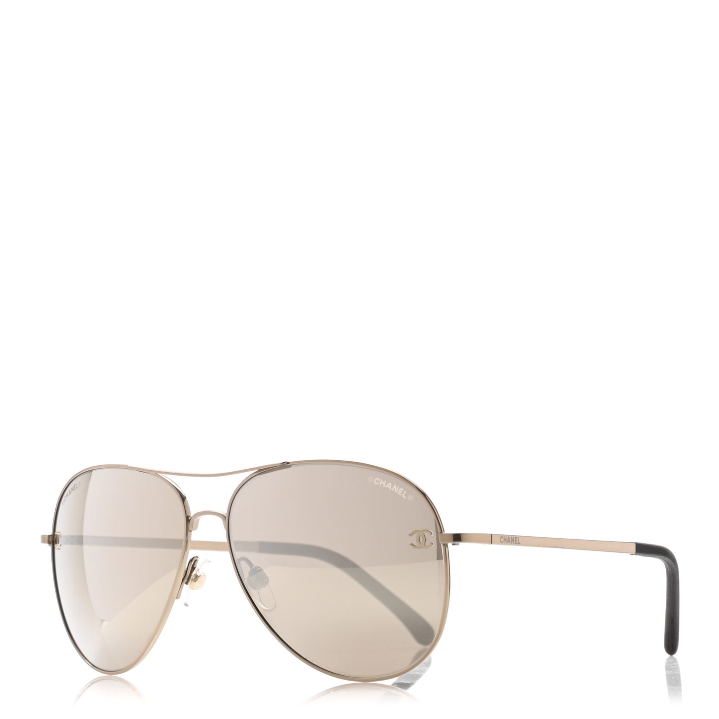 Metal Aviator CC Sunglasses 4189-T-Q Gold