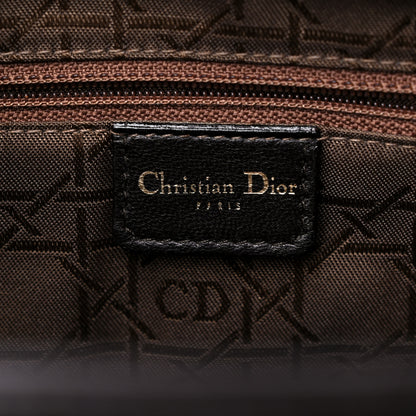 Christian Dior Lambskin Cannage Large Lady Dior Dark Brown 6 of 16