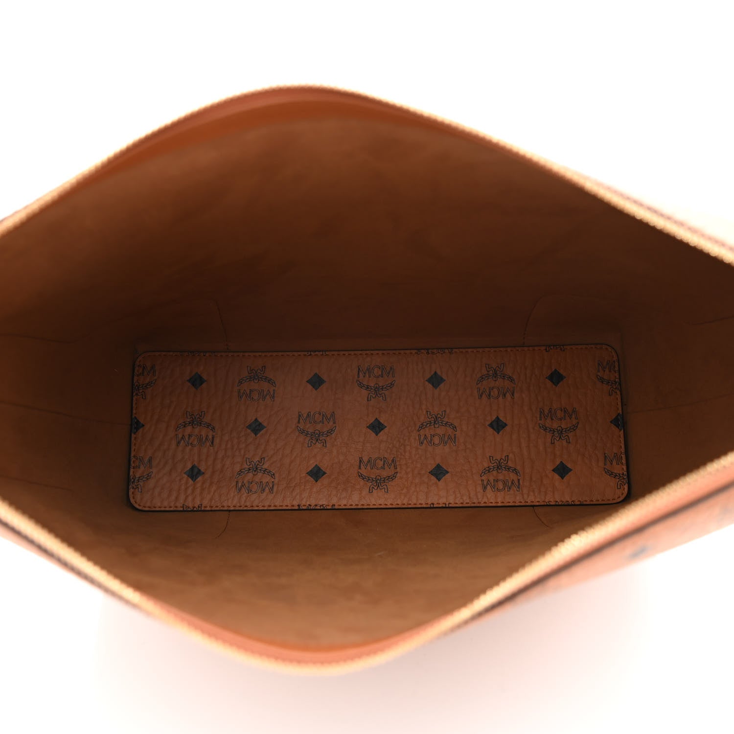 MCM Visetos Medium Klara Hobo Cognac 5 of 9