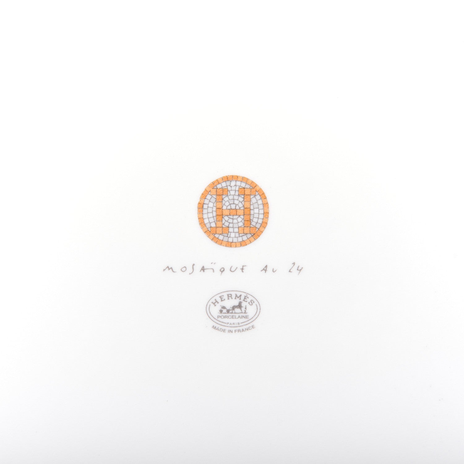 Hermes Porcelain Mosaique au 24 Sushi Plate 4 of 7