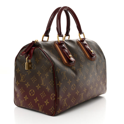 Louis Vuitton Monogram Mirage Speedy 30 Bordeaux 3 of 11