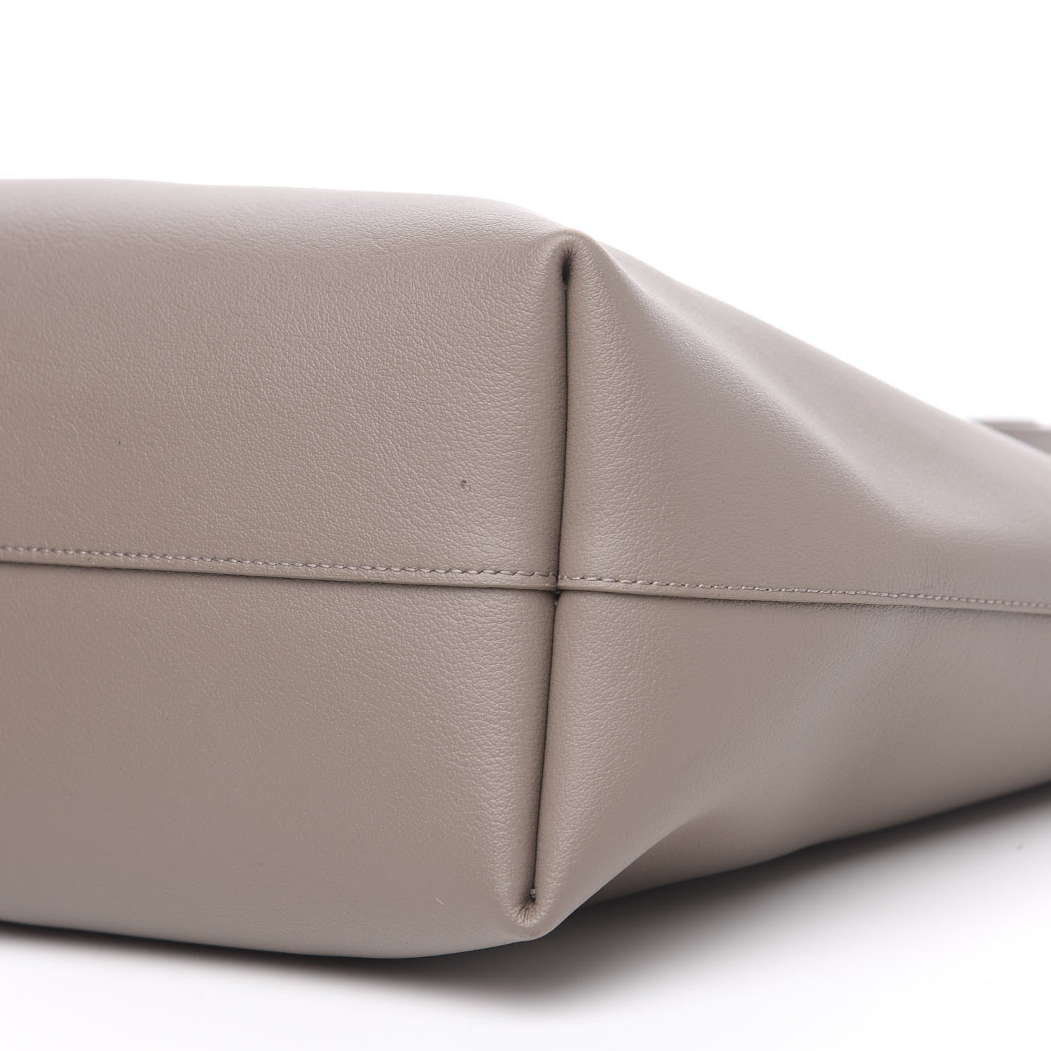 Saint Laurent Calfskin Large Shopping Tote Dark Beige 9 of 11