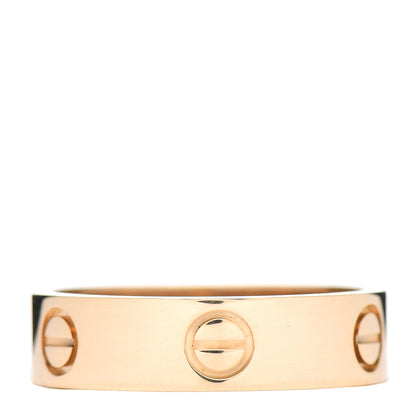 Cartier 18K Yellow Gold 5.5mm LOVE Ring 58 8.25 1 of 5
