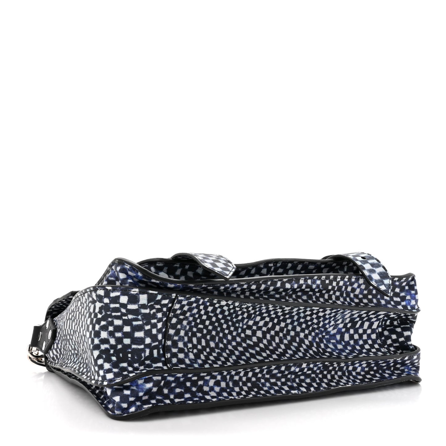 X HARMONY KORINE Calfskin PS1 Check Success Medium Satchel Blue