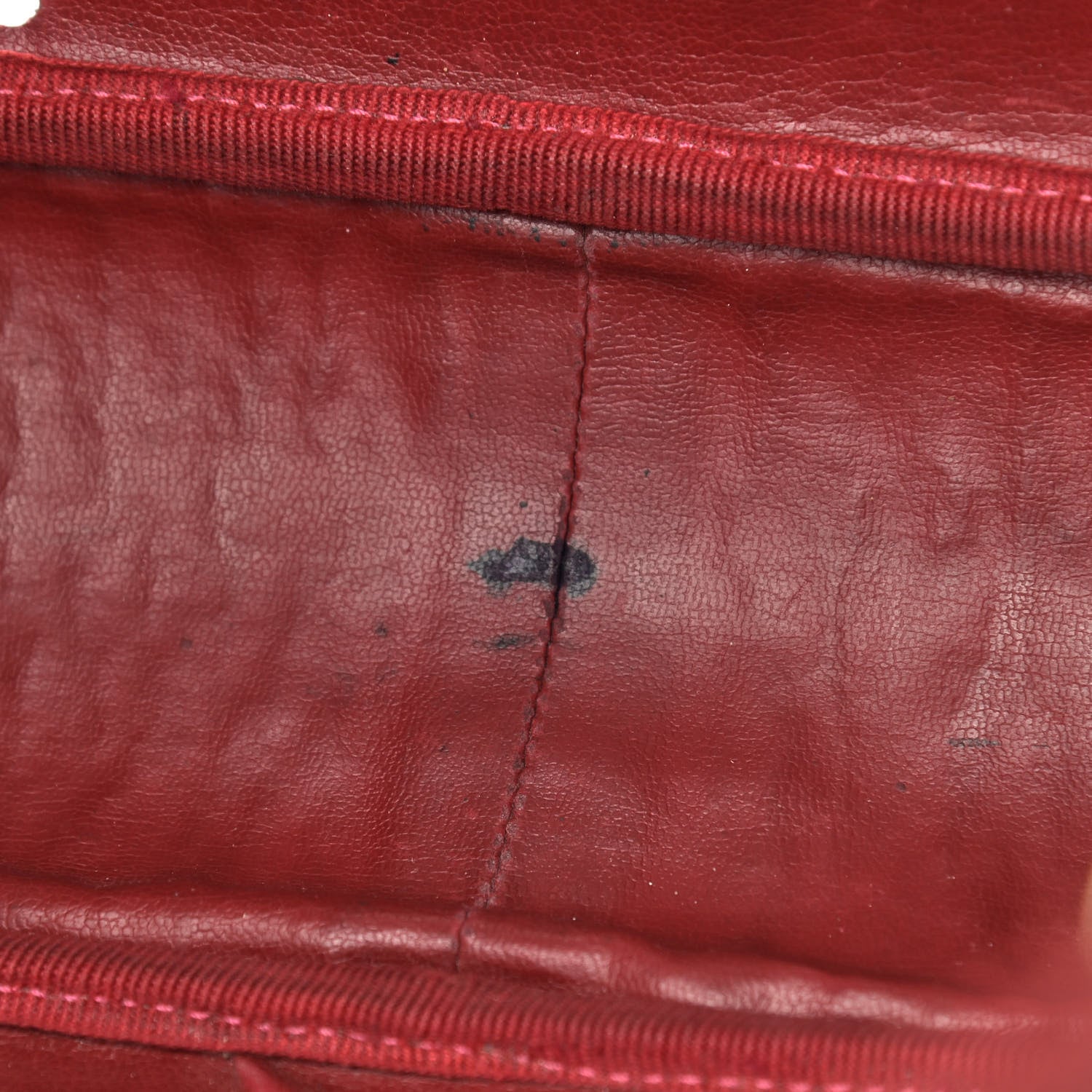 Chanel Caviar Perforated CC Tote Red 13 of 16