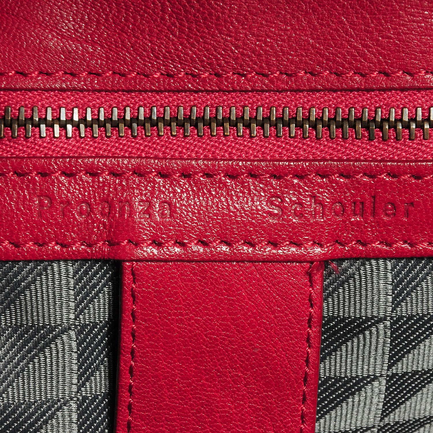 Proenza Schouler Lambskin Medium PS1 Satchel Chianti 12 of 15