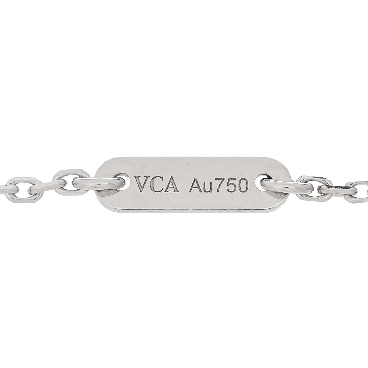 Van Cleef & Arpels 18K White Gold Turquoise Sweet Alhambra Butterfly Bracelet 3 of 4