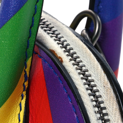 Balenciaga Smooth Calfskin Logo Rainbow XXS Ville Top Handle Bag Multicolor 15 of 16
