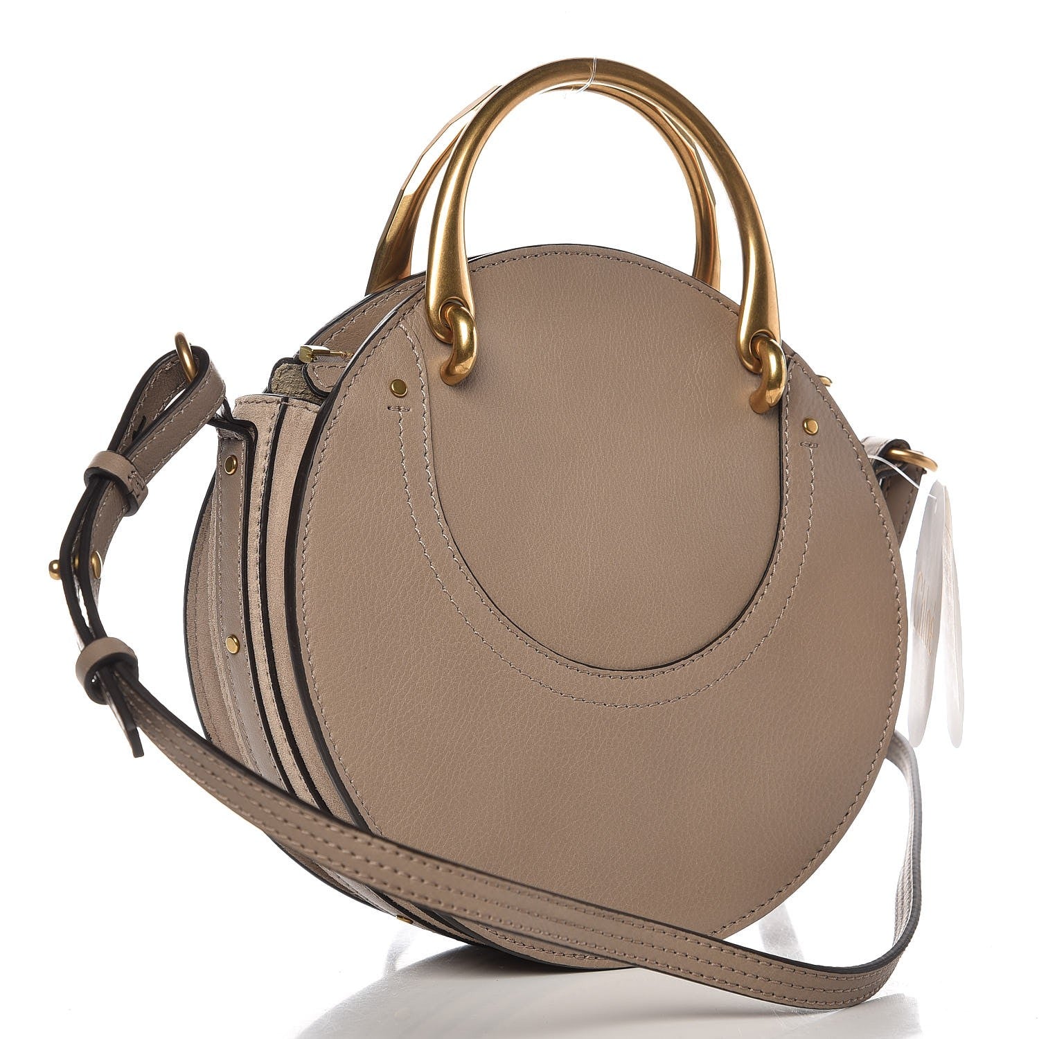 Chloe Calfskin Suede Small Pixie Bag Motty Grey 3 of 8