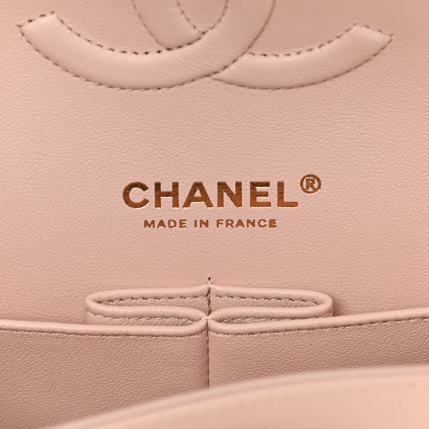 Chanel Caviar Quilted Medium Double Flap Light Beige 6 of 11