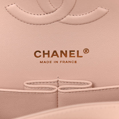 Chanel Caviar Quilted Medium Double Flap Light Beige 6 of 11