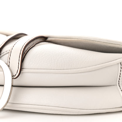 Christian Dior Calfskin Saddle Bag White 10 of 10